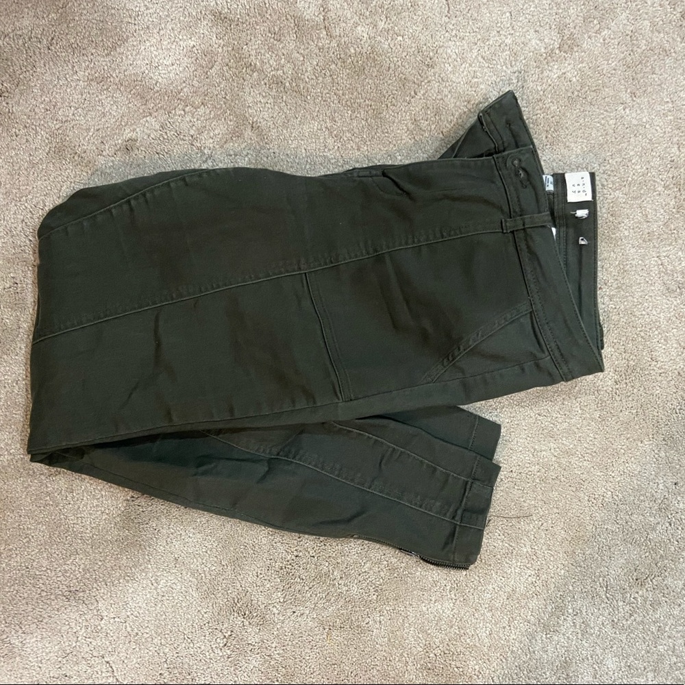 Olive green dress pants